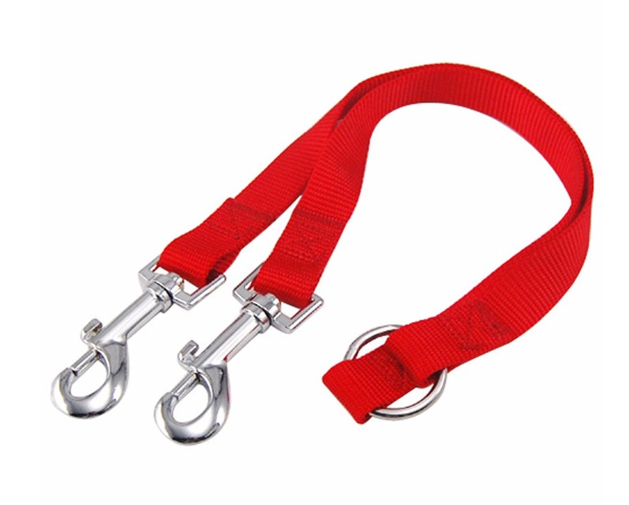 Double Twin Lead Walking Coupler Leash