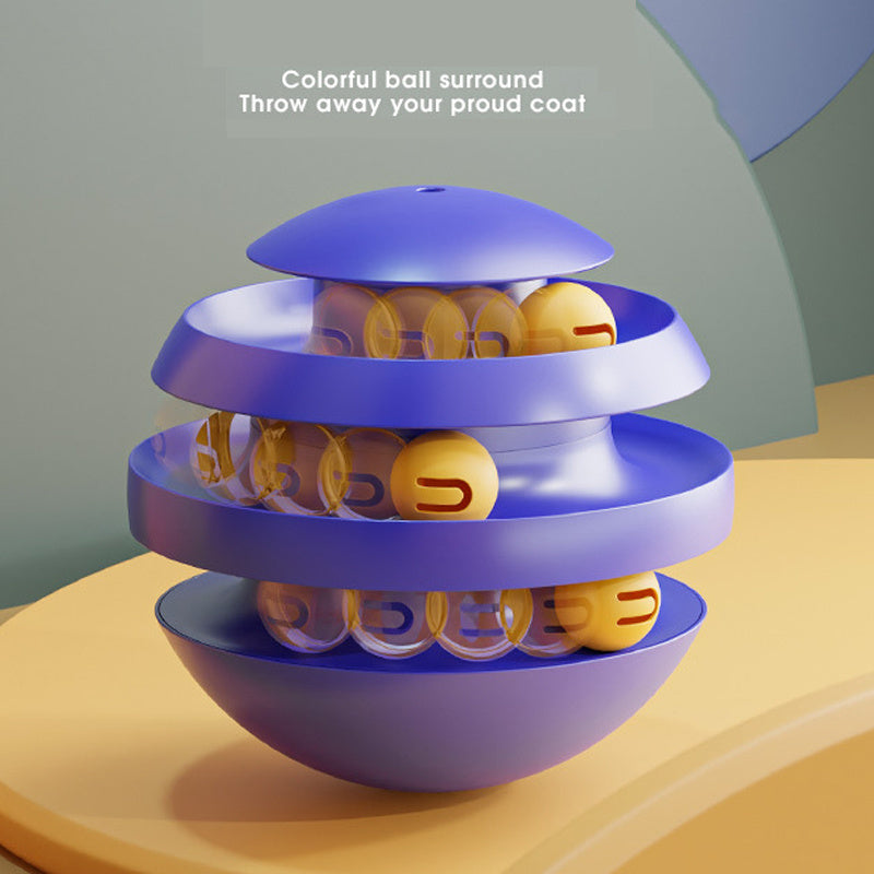 3 Layers Interactive Turntable Toys With Ball
