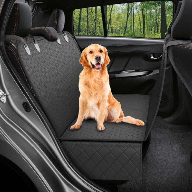 Dog Mesh Car Rear Back Seat With Zipper