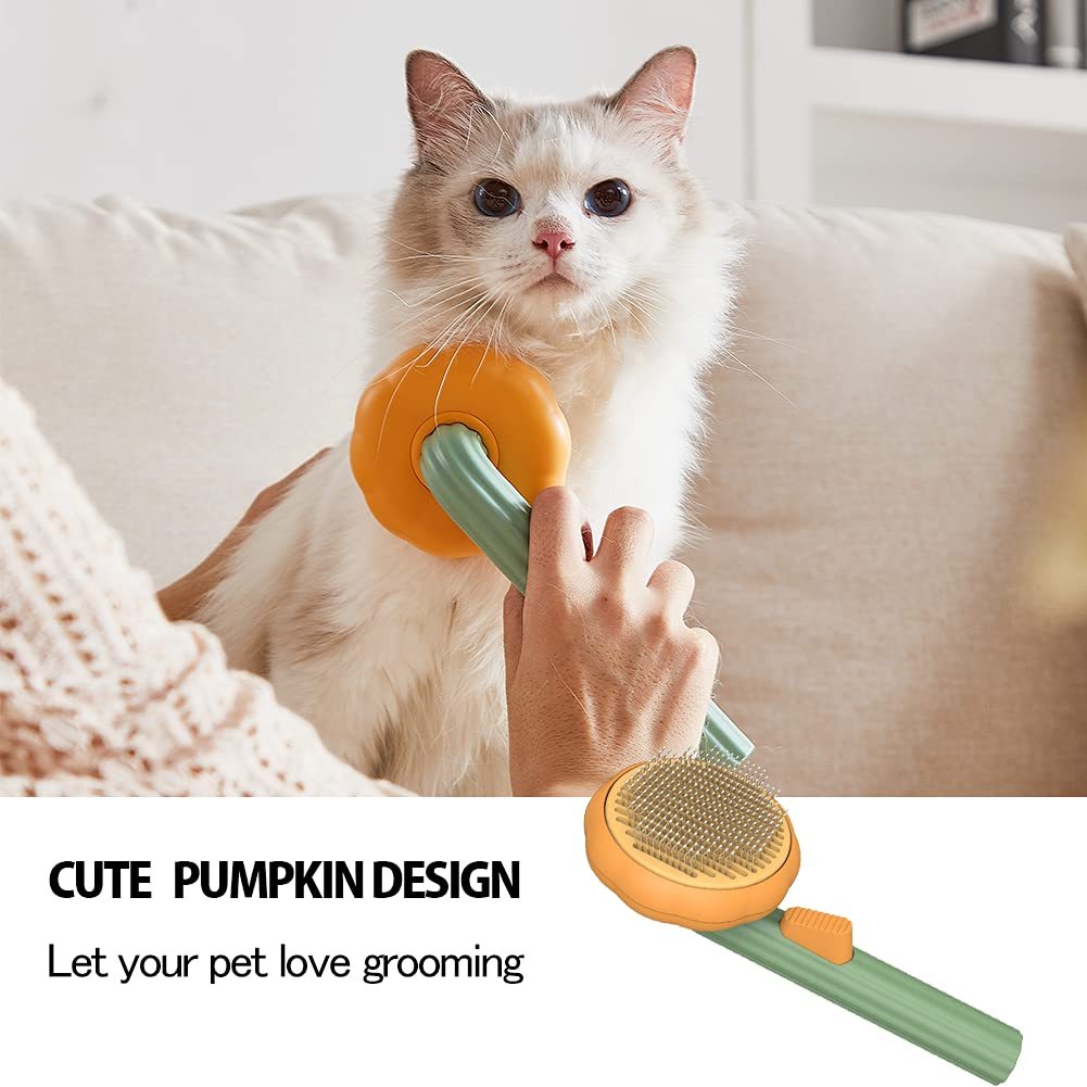 Pet Self Cleaning Slicker Brush