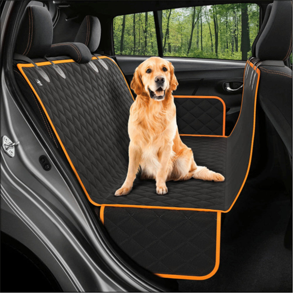 Dog Mesh Car Rear Back Seat With Zipper