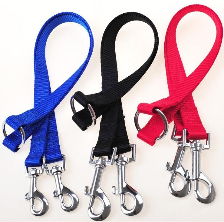 Double Twin Lead Walking Coupler Leash