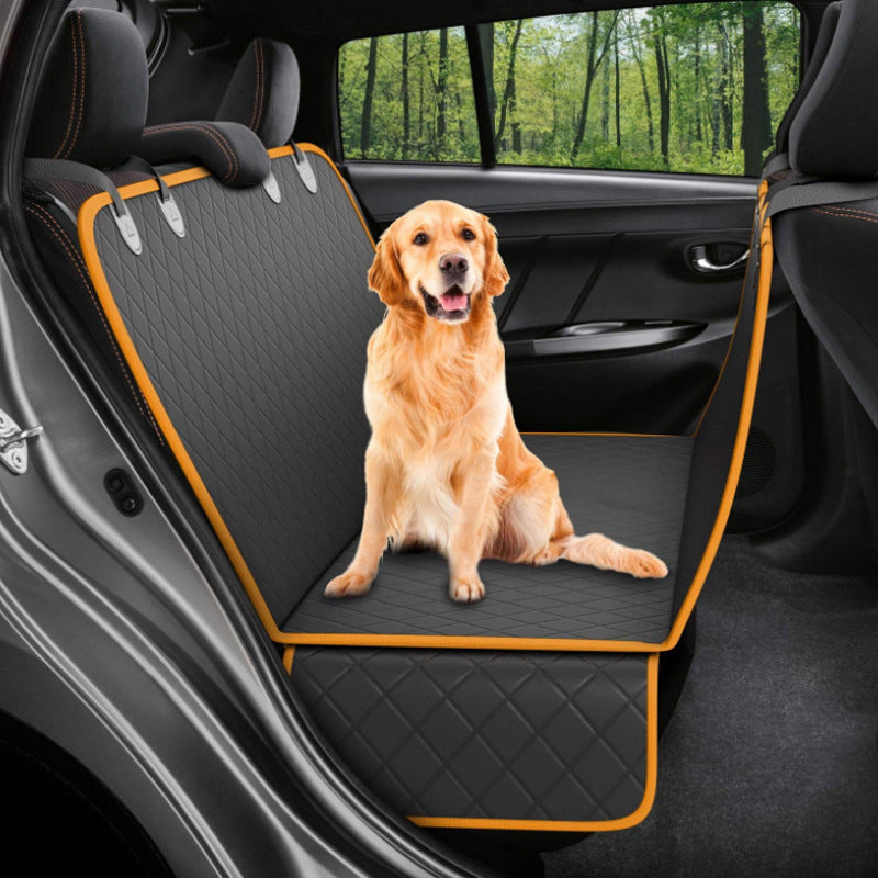 Dog Mesh Car Rear Back Seat With Zipper