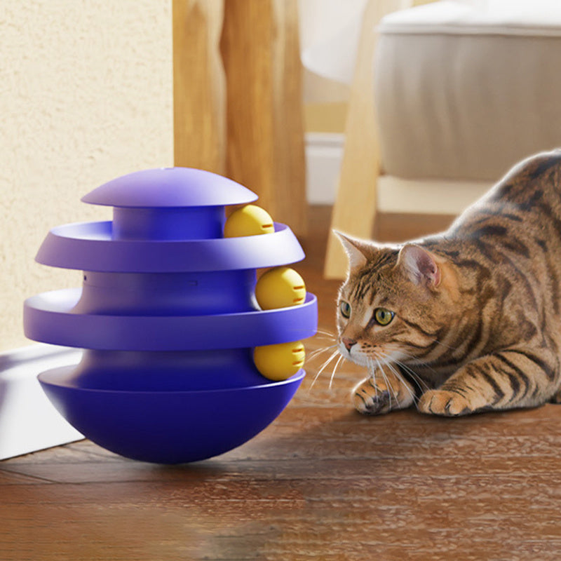 3 Layers Interactive Turntable Toys With Ball