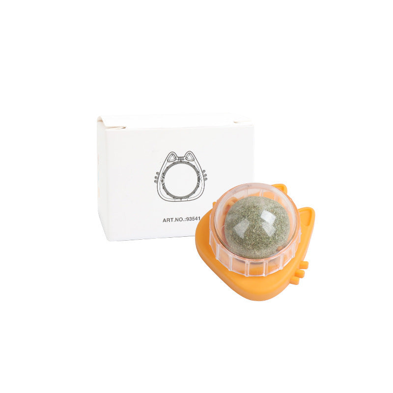 Mint Rotating Ball Happy Cat Nip Toy