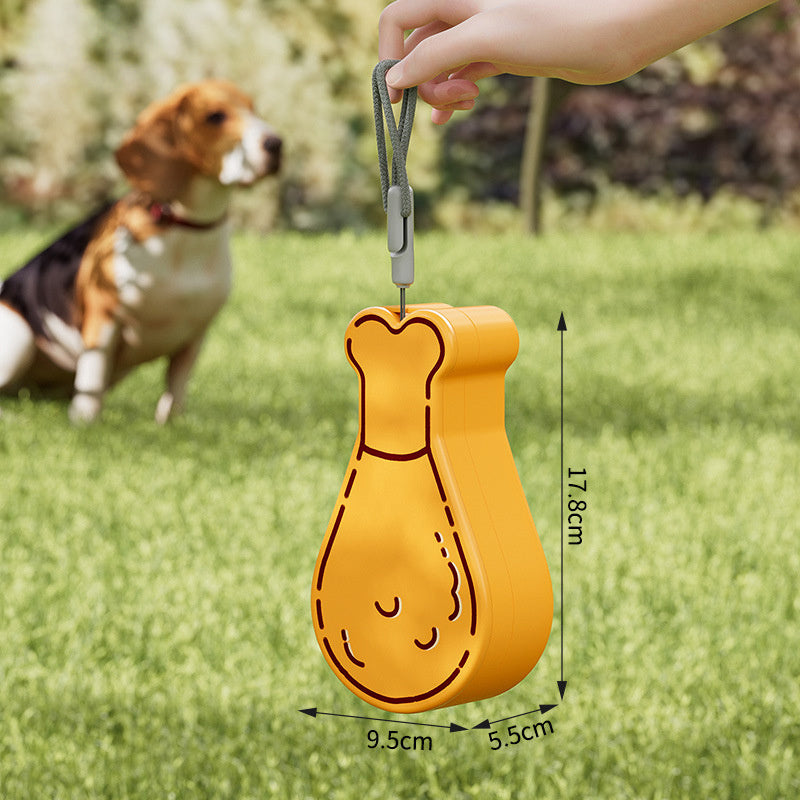 Portable 2-in-1 Pet Water Bottle Food Container