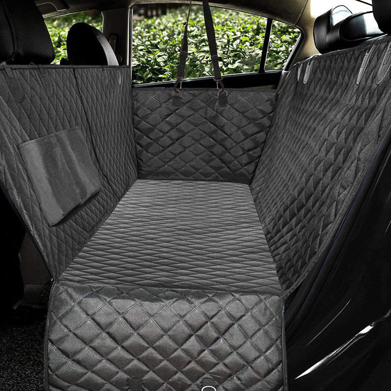 Dog Mesh Car Rear Back Seat With Zipper