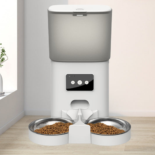 Automatic Smart Adjustable Dual Pet Feeder